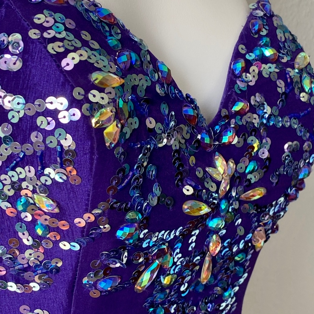 MacDuggal Purple Prom Dress HOST PICK - Picture 3 of 4